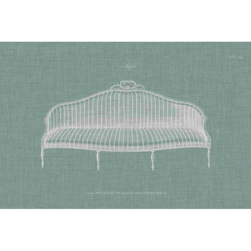 " Hepplewhite Sofas IV " by Hepplewhite Painting Print, 32" H x 48" W  