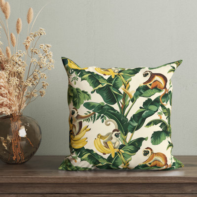 Jungle Haven Reversible Pillow Cover