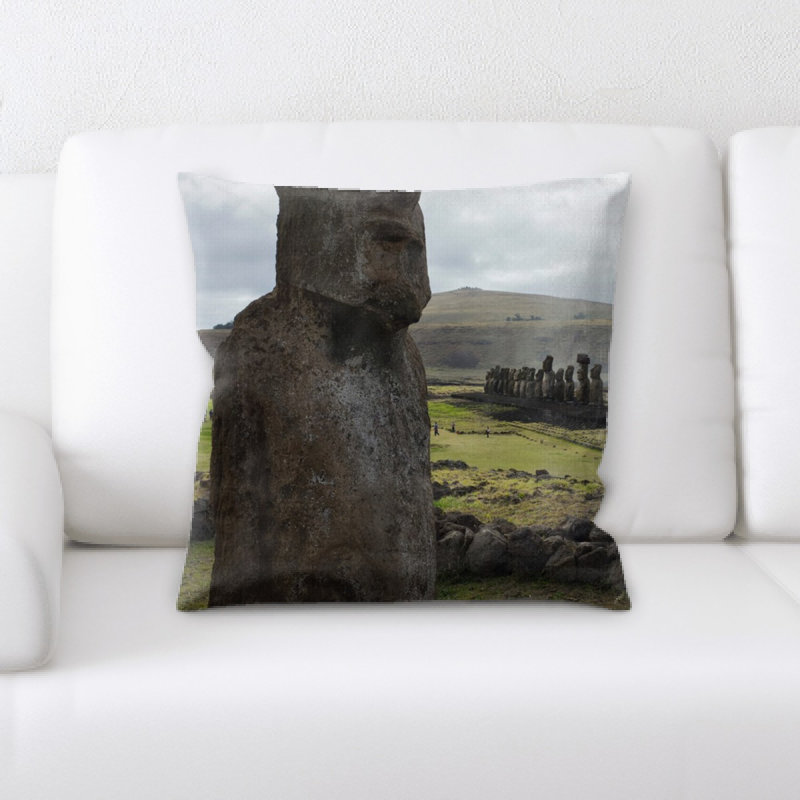 Coussin statue