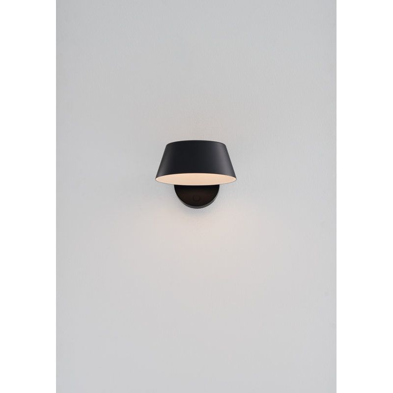 Lampe murale Haraldur, Noir, noir, noir, noir, Noir brillant
