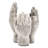 Of 2 9-Inch Cement Accepting Hands Accent For Indoor Outdoor Flower And Candle Presentation In A Charming Way Decor Antique Gray Planting Arranging Nicely