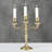 Hamptons 10.25'' H Metal Tabletop Candelabra