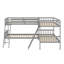 L-Shaped Bunk Bed With Ladder-777882997