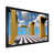 Impression noire sur toile encadrée sélectionné