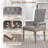 Tufted Upholstered Dining Armchair with Chrome Legs-1678759320
