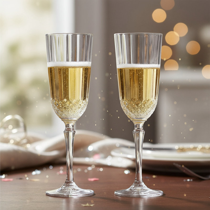 Estelle Set Of 2 Flutes 4.39 Oz