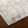 TOWN & COUNTRY LUXE Opaline Bold Marble Area Rug with Glam Metallic Ribbed Texture Pile, Taupe