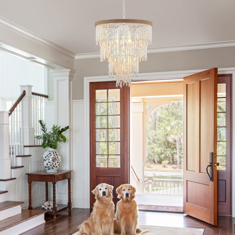 Carragh 4 - Light Dimmable Tiered Chandelier