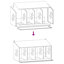 Chicken Nesting Box With 4 Compartments Metal-439038314