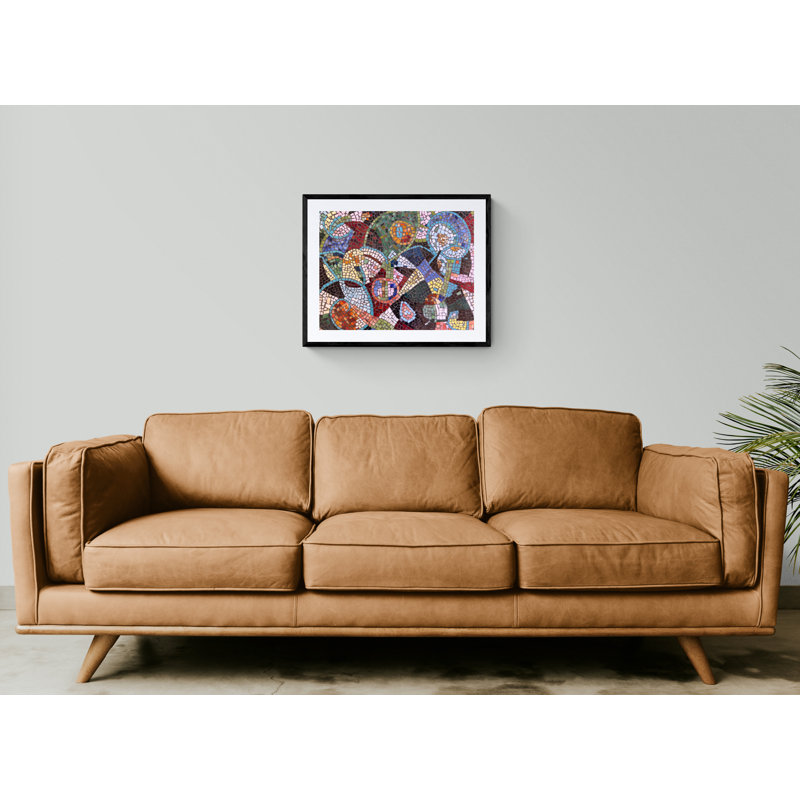 Abstract In Green Print by Jeff Ferst, 25.25" H x 31.25" W