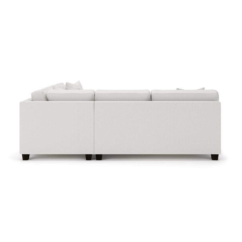 Conradina Upholstered L-Shaped Sectional, Right Hand Facing, Macarena Beige