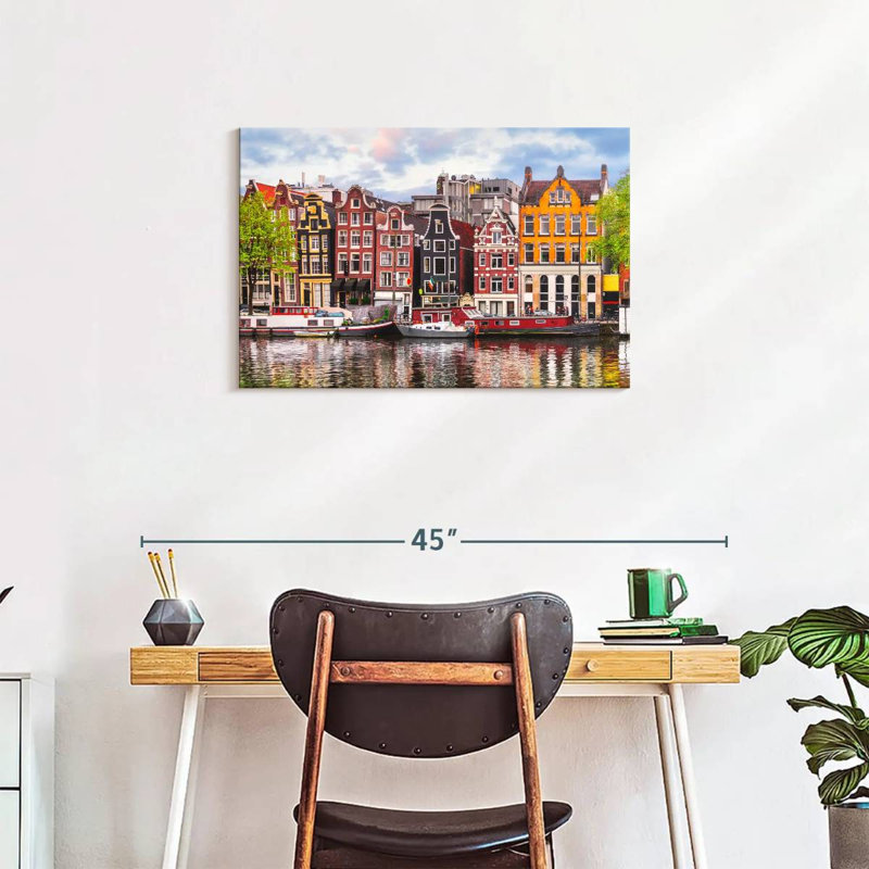 Maisons de canal Nicci Amsterdam, H 20 po x l 30 po