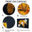 Jaune et noir, lis, printemps, beauté - lys, art mural-915482253-915482254
