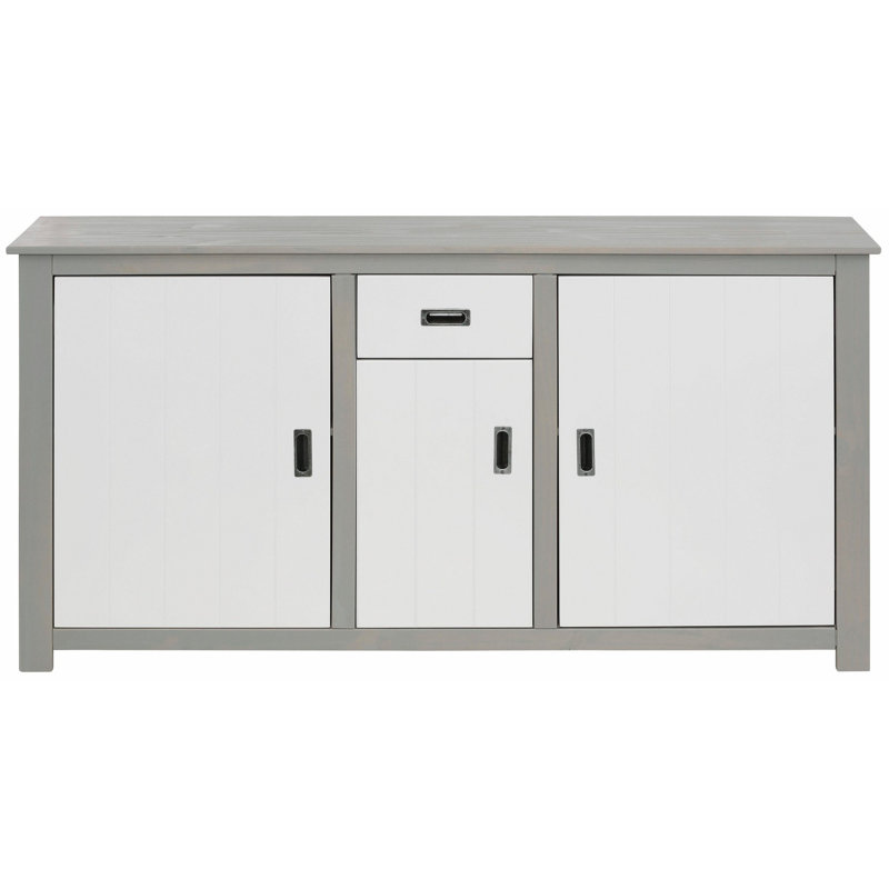 Amari 158cm Solid Wood Sideboard, Silver