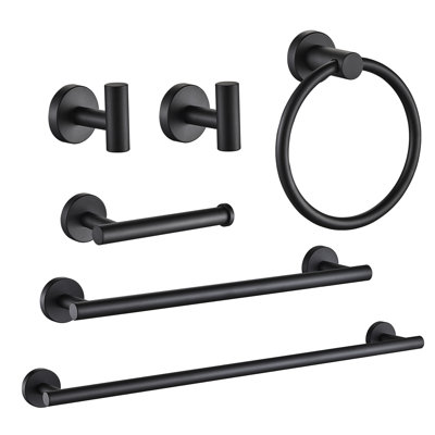 6 - Piece Bathroom Hardware Set