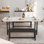 Rectangular Extendable Dining Table Set for 4-6