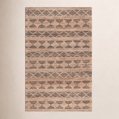 Hand-Woven Geometric Performance Rug