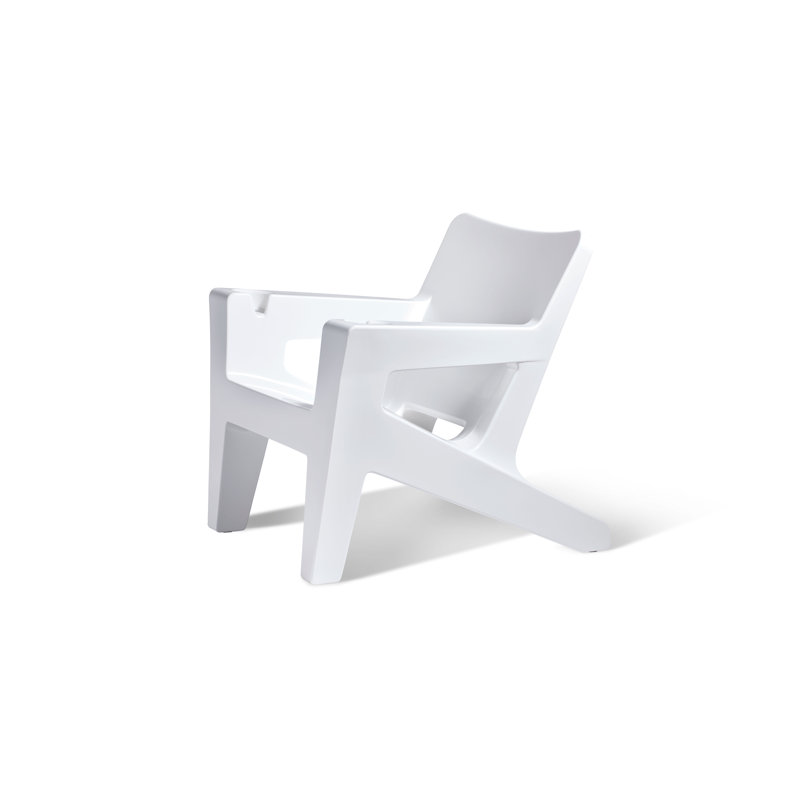 Bask Outdoor Lounge Chair, Highcloud White