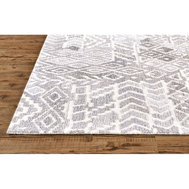 Amirah Wool Geometric Indoor Rug, Round 10'