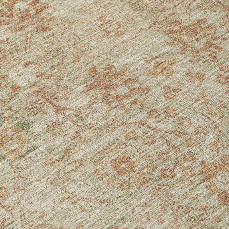 Tapis intérieur / extérieur beige lavable Vilnius , 8 pi x 8 pi