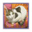 «Cat on Pink Chair», reproduction de peinture acrylique sur toile tendue Furtado-30398186