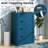 Wooden 4 Drawer Free Standing Bathroom Floor Cabinet Storage Cupboard Adjustable Blue