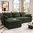 Manuel Corduroy 3-Seat Sofa L Shaped Couch With Detachable Doublelayered Seat Cushion For Apartment-1514345022-1514345016
