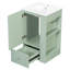 Meuble-lavabo autoportant avec lavabo en céramique-680178485