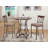 Jefferson 3 Piece 36" Round Pub Table Set