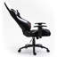 Akord Fotel Biały Adjustable Reclining Ergonomic Swiveling PC & Racing Game Chair in White