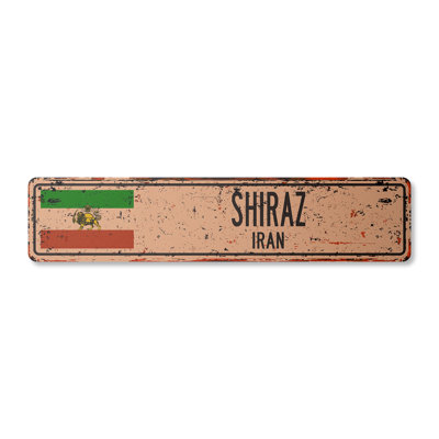 Plaque de rue Shiraz