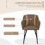 Modern Faux Leather Upholstered Dining Chairs with Metal Legs-126647423-131945755