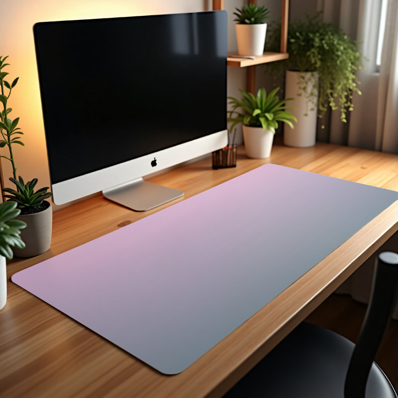 Polyester Desk Pad, 23.6x13.8