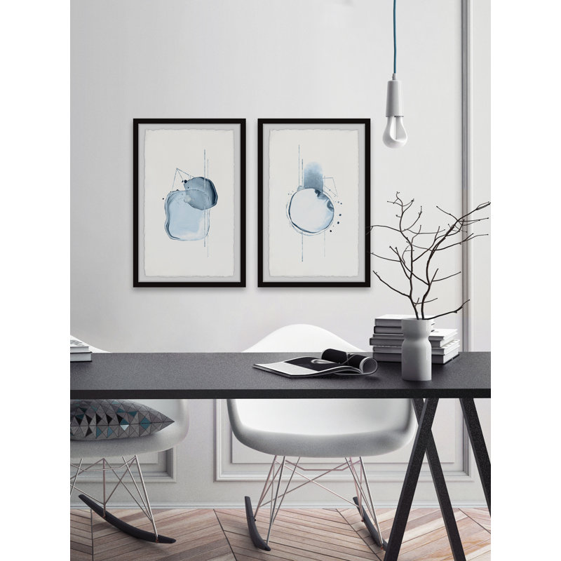 Après-réflexion Diptyque, H 18 po x l 12 po