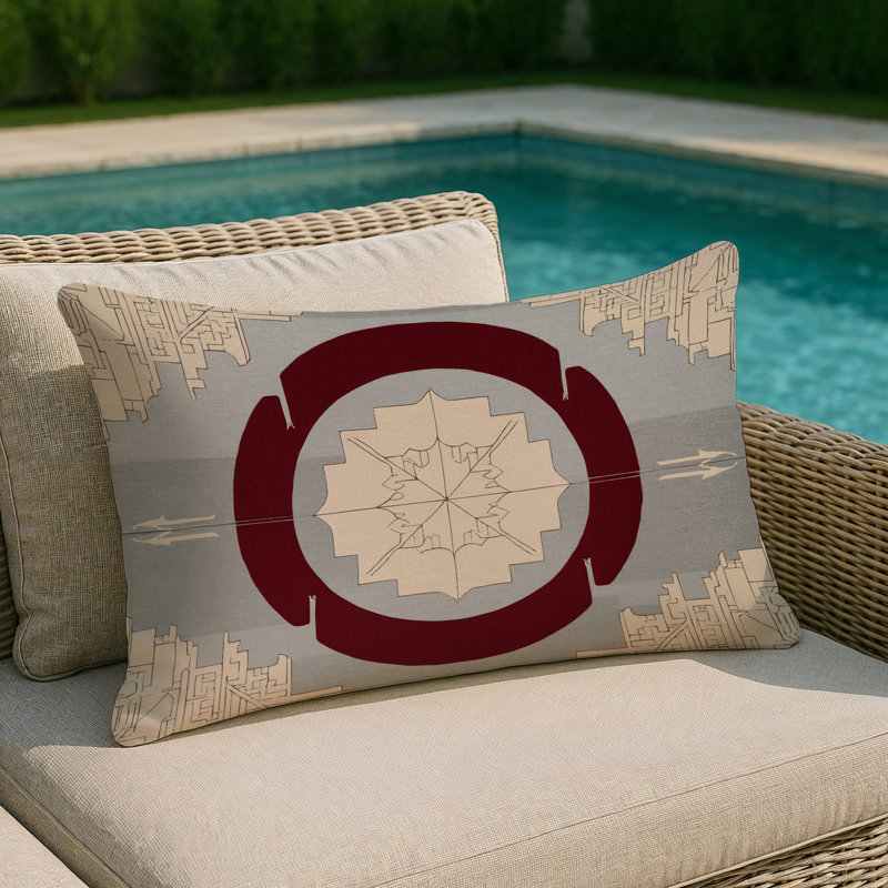 Axis Harmony Indoor And Outdoor Throw Pillow, Rectangle 14"H x 20"W