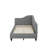 L-Shaped Linen Daybed With Solid Wood Legs-1497422874-1497422876