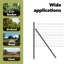 Galvanised Steel Border Fencing-933614184-933614179