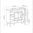 Compact Display Storage Sideboard, Bookcase Cabinet