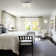 LED Flush Mount Ceiling Light White Paper Twine Shade