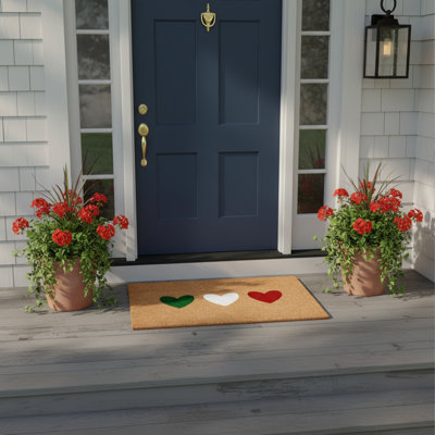 Cinco de Mayo Hearts Doormat
