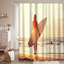 Rideau de douche Surfer Girl Beach-657475912