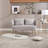 Donneta Boucle Fabric Upholstered Loveseat-1955461021