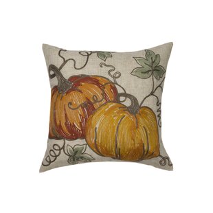 Yema Fall Pumpkin Throw Pillow Cover