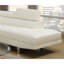 Canapé modulaire en similicuir blanc