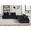Canapé modulaire en velours confortable
