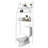 9.84'' W Stainless Steel Accent with Wheels-97786553
