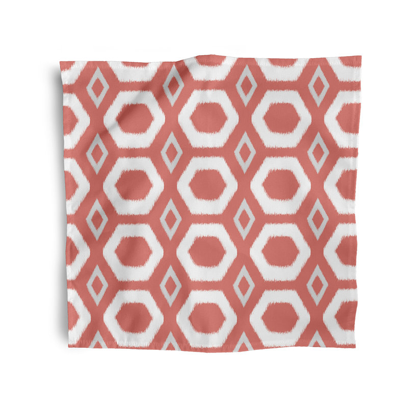 Ensemble de serviettes 4 pièces Zavala, L 18 po x L 18 po, Orange