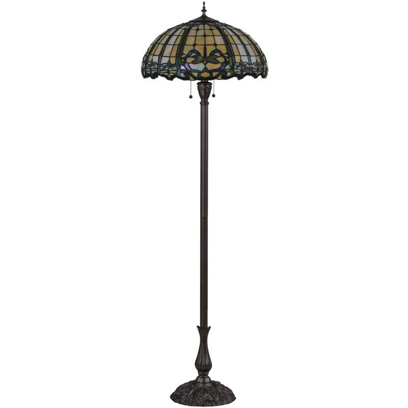 Lampe sur pied 63 "H Dragonfly Trellis