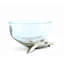 Sea And Shore Glass Dessert Bowl