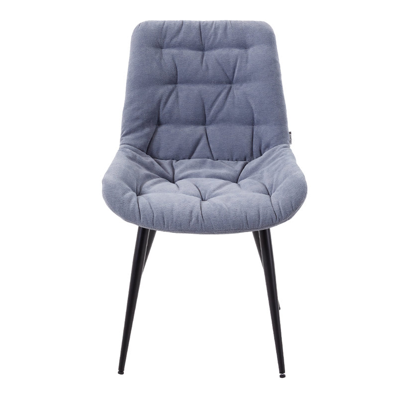 Brankovice 47cm H Teddy Upholstered Cantilever Chair, Grey